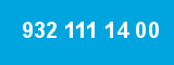 932 111 14 00 932 111 14 00